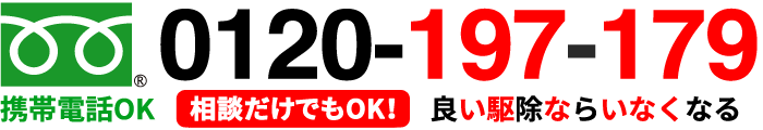 相談だけでもOK！フリーダイヤル：0120-197-179